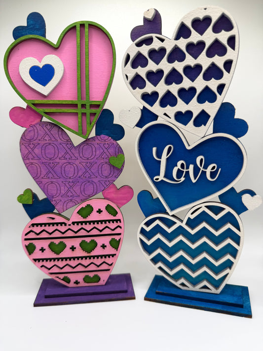Layered Heart Craft Class