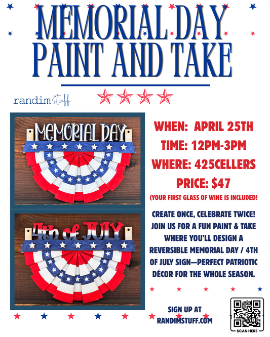 Memorial Day/4th of July door hanger